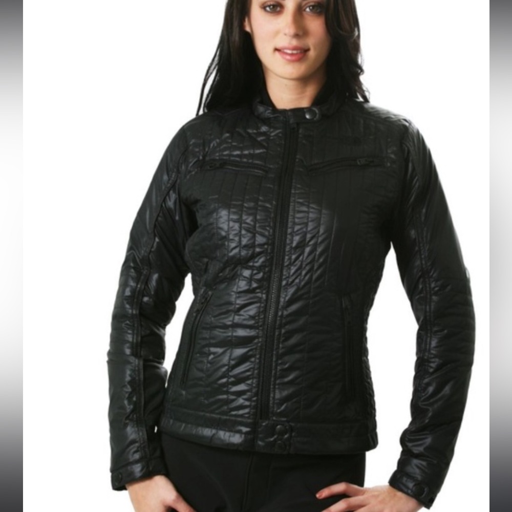Used north face midori moto jacket size small black excellent condition